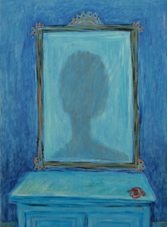 Tableau au miroir.